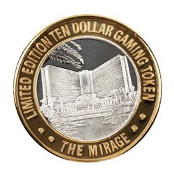 .999 Fine Silver Mirage Las Vegas, Nevada $10 Limited Edition Gaming Token