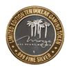 Image 2 : .999 Fine Silver Mirage Las Vegas, Nevada $10 Limited Edition Gaming Token