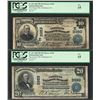 Image 1 : Lot of 1902PB $10/20 Washington, PA CH# 3383 National Currency Notes PCGS Fine 15
