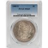Image 1 : 1885-S $1 Morgan Silver Dollar Coin PCGS MS65