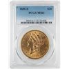 Image 1 : 1885-S $20 Liberty Head Double Eagle Gold Coin PCGS MS61