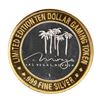 Image 1 : .999 Silver Mirage Las Vegas Nevada $10 Casino Limited Edition Gaming Token