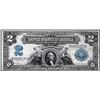 Image 1 : 1899 $2 Mini-Porthole Silver Certificate Note