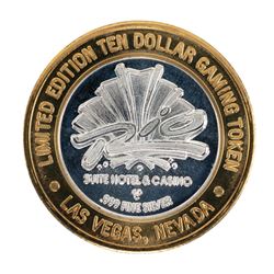 .999 Silver Rio Suite Hotel Las Vegas  $10 Casino Limited Edition Gaming Token