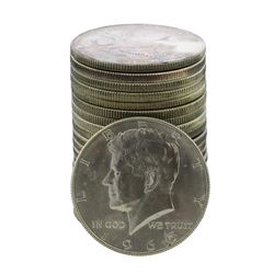 Roll of (20) Brilliant Uncirculated 1965 Kennedy Half Dollar Coins