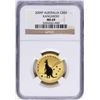 Image 1 : 2009P $50 Australia Kangaroo Gold Coin NGC MS69