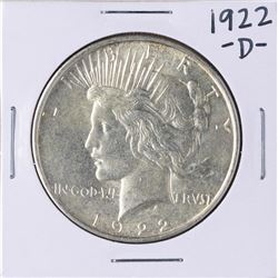 1922-D $1 Peace Silver Dollar Coin