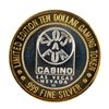 Image 1 : .999 Silver Slots A Fun Casino Las Vegas, NV $10 Limited Edition Casino Gaming Token
