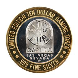 .999 Silver Slots A Fun Casino Las Vegas, NV $10 Limited Edition Casino Gaming Token