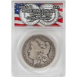 1895-S $1 Morgan Silver Dollar Coin ANACS Certified Genuine