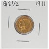 Image 1 : 1911 $2 1/2 Indian Head Quarter Eagle Gold Coin