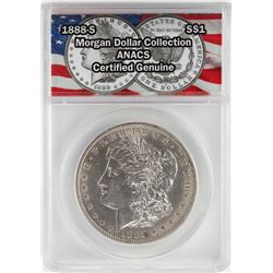 1888-S $1 Morgan Silver Dollar Coin ANACS Certified Genuine