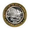 Image 2 : .999 Fine Silver Flamingo Laughlin, Nevada $10 Limited Edition Gaming Token