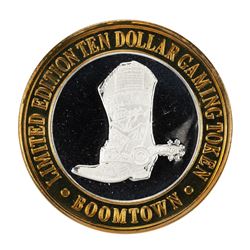 .999 Fine Silver Boomtown Reno, Nevada $10 Limited Edition Gaming Token