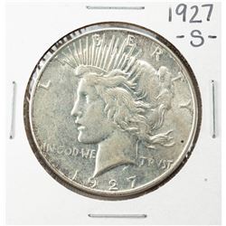 1927-S $1 Peace Silver Dollar Coin