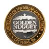 Image 1 : .999 Silver Golden Nugget Las Vegas $10 Limited Edition Casino Gaming Token
