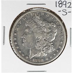 1892-S $1 Morgan Silver Dollar Coin