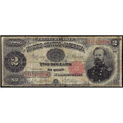 1891 $2 Treasury Note