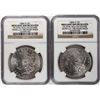 Image 1 : Lot of (2) 1884-O $1 Morgan Silver Dollar Coins NGC Brilliant Uncirculated