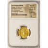 Image 1 : AD 602-610 Phocas Byzantine Empire Solidus Ancient Gold Coin NGC Choice AU