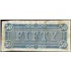 Image 2 : 1864 $50 Confederate States of America Note