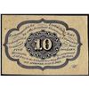 Image 2 : July 17, 1862 Ten Cents First Issue Fractional Currency Note