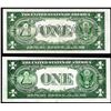 Image 2 : Lot of 1935A $1 Hawaii & North Africa WWII Emergency Issue Silver Certificate Notes