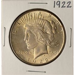 1922 $1 Peace Silver Dollar Coin