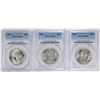 Image 1 : Lot of (3) 1945 Walking Liberty Half Dollar Coins NGC MS64