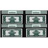 Image 2 : Cut Sheet of (4) 1899 $2 Silver Certificate Note Fr.258 PCGS Choice/Gem New 64/65/66PPQ