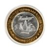 Image 1 : .999 Fine Silver Flamingo Casino Laughlin, NV $10 Limited Edition Gaming Token