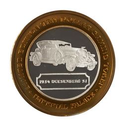 .999 Fine Silver Imperial Palace Las Vegas, Nevada $10 Limited Edition Gaming Token