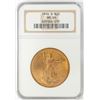 Image 1 : 1914-S $20 St. Gaudens Double Eagle Gold Coin NGC MS64