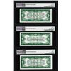 Image 2 : (3) Consecutive 1928B $1 Silver Certificate Notes Fr.1602 PMG Gem Uncirculated 65EPQ