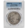 Image 1 : 1878 7TF Reverse of 1879 $1 Morgan Silver Dollar Coin PCGS MS64
