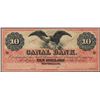 Image 1 : 1800's $10 Canal Bank New Orleans, Louisiana Obsolete Note