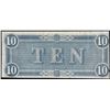 Image 2 : 1864 $10 Confederate States of America Note
