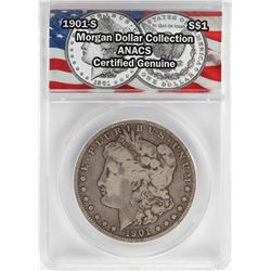 1901-S $1 Morgan Silver Dollar Coin ANACS Certified Genuine