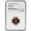 Image 1 : 1960 Large Date Proof Lincoln Memorial Cent Coin NGC PF68RD