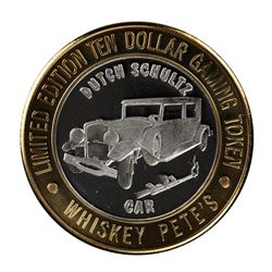 .999 Silver Whiskey Petes Casino Primm, Nevada $10 Limited Edition Gaming Token
