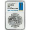 Image 1 : 2018 South Africa Krugerrand Silver Coin NGC MS69 First Day of Issue