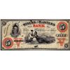 Image 1 : 1860 $5 Miners and Planters Murphy, NC Obsolete Banknote