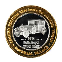 .999 Fine Silver Imperial Palace Las Vegas, Nevada $10 Limited Edition Gaming Token