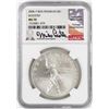 Image 1 : 2006-P $1 Ben Franklin Scientist Silver Dollar Coin NGC MS70 Mike Castle Signature
