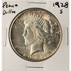1928-S $1 Peace Silver Dollar Coin