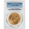 Image 1 : 1904 $20 Liberty Head Double Eagle Gold Coin PCGS MS64