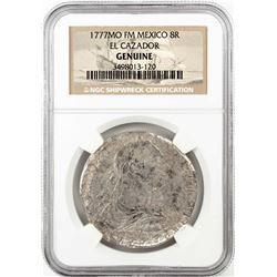 1777MO FF Mexico 8 Reales El Cazador Shipwreck Coin NGC Genuine