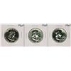 Image 1 : Lot of (3) Proof 1960 Franklin Half Dollar Coins