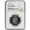 Image 1 : 1963 Proof Franklin Half Dollar Coin NGC PF67 Cameo
