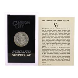 1891-CC $1 Morgan Silver Dollar Coin Uncirculated GSA Hoard